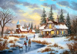 Grafika 00519 Dennis Lewan - A Mid-Winter's Eve - 1000 Piece Jigsaw Puzzle Sale