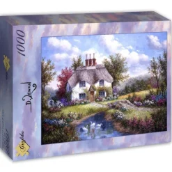 Grafika 00502 Dennis Lewan - Swan Creek Cottage - 1000 Piece Jigsaw Puzzle Hot