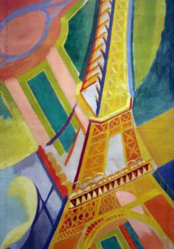 Grafika - Robert Delaunay: Eiffel Tower, 1926 - 1000 Piece Jigsaw Puzzle Online