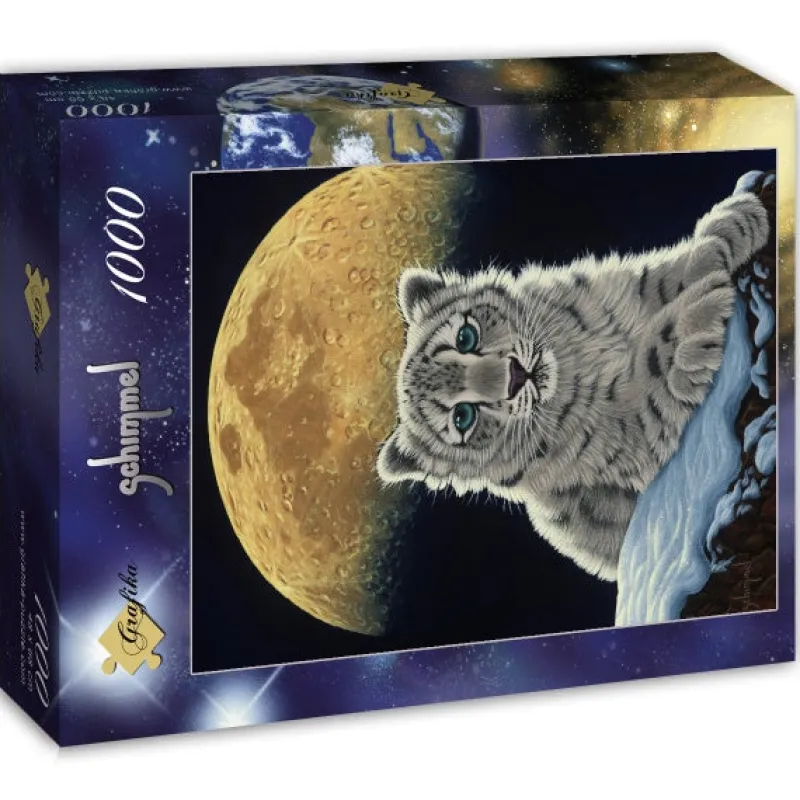 Grafika - Schim Schimmel - Moon Leopard - 1000 Piece Jigsaw Puzzle Online