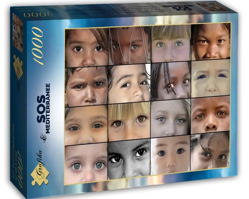 Grafika - SOS MEDITERRANEE - Eyes of Children around the World - 1000 Piece Jigsaw Puzzle Best