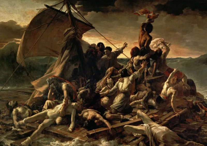 Grafika - Théodore Géricault: Le Radeau de La Méduse, 1817-1818 - 1000 piece jigsaw puzzle Clearance