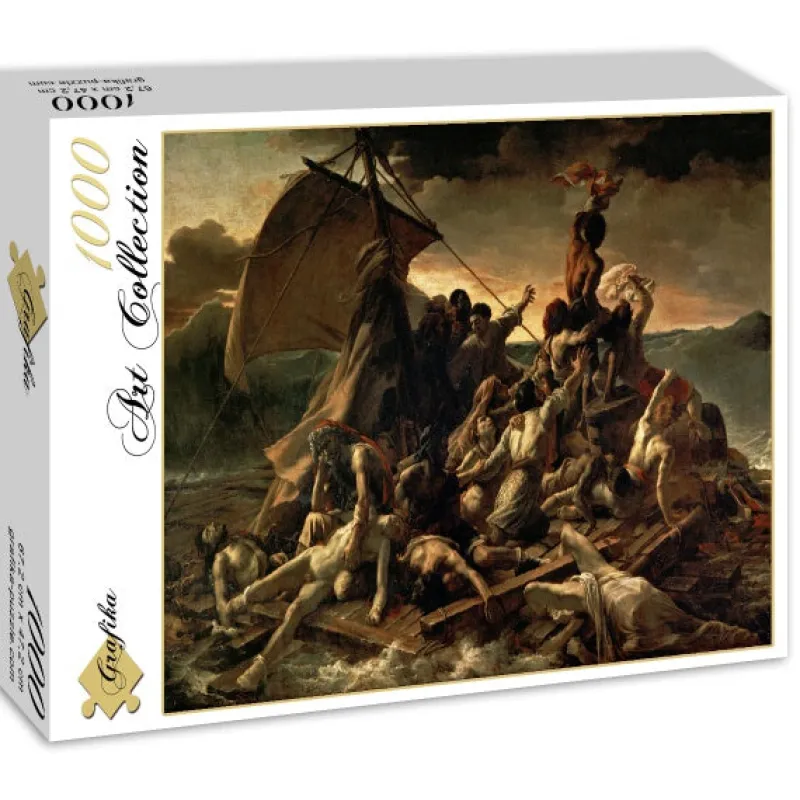 Grafika - Théodore Géricault: Le Radeau de La Méduse, 1817-1818 - 1000 piece jigsaw puzzle Clearance
