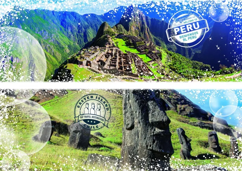 Grafika 00230 Travel around the World - Chile and Peru - 1000 Piece Jigsaw Puzzle Hot