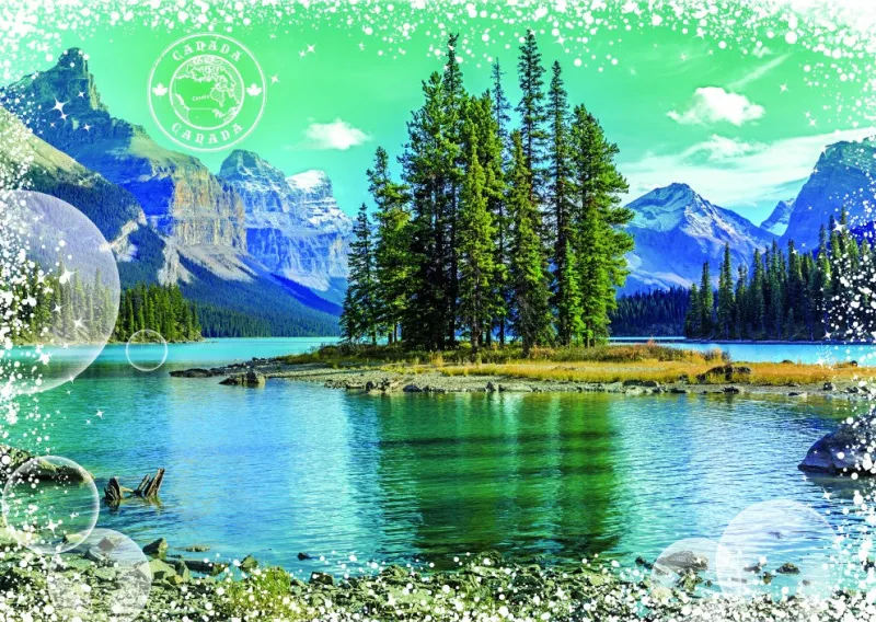 Grafika 00210 Travel around the World - Canada - 1000 Piece Jigsaw Puzzle Hot