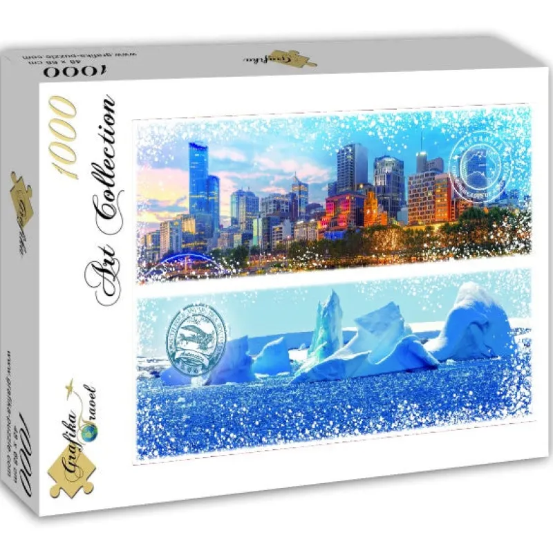 Grafika 00240 Travel around the World - Australia and Antarctica - 1000 Piece Jigsaw Puzzle Hot