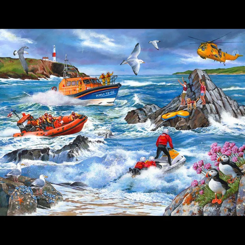 House of Puzzles HOP - Against The Tide - 1000 Piece Jigsaw Puzzle New