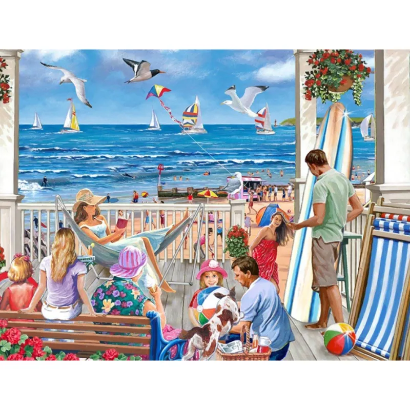 House of Puzzles HOP - All On Deck - 1000 Piece Jigsaw Puzzle Discount