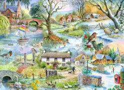 House of Puzzles HOP - All Seasons - 500 Piece Jigsaw Puzzle New