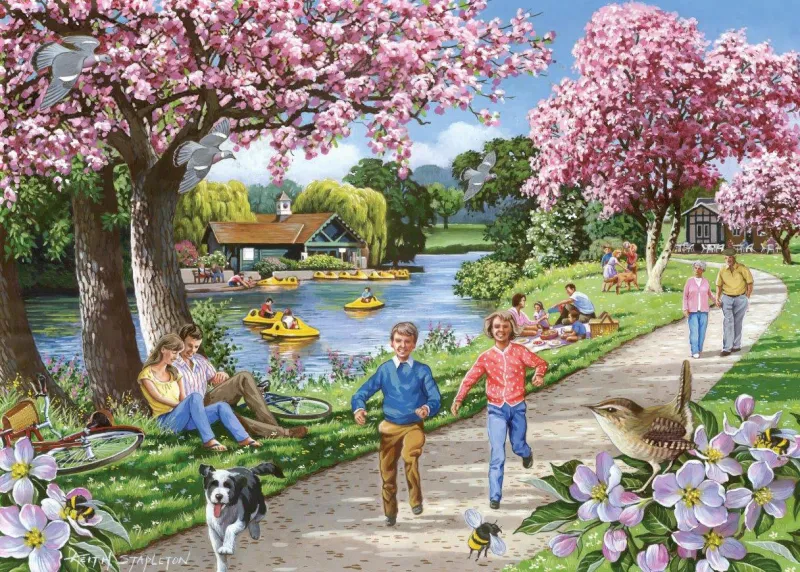 House of Puzzles HOP - Apple Blossom Time - 1000 Piece Online