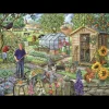 House of Puzzles HOP - At The Allotment - BIG 500 Piece Jigsaw Puzzle Discount