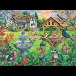 House of Puzzles HOP - Bird Table - BIG 500 Piece Jigsaw Puzzle Discount