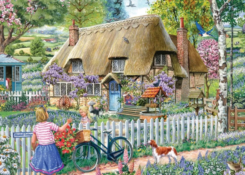 House of Puzzles HOP - Bluebell Cottage - 1000 Piece Fashion