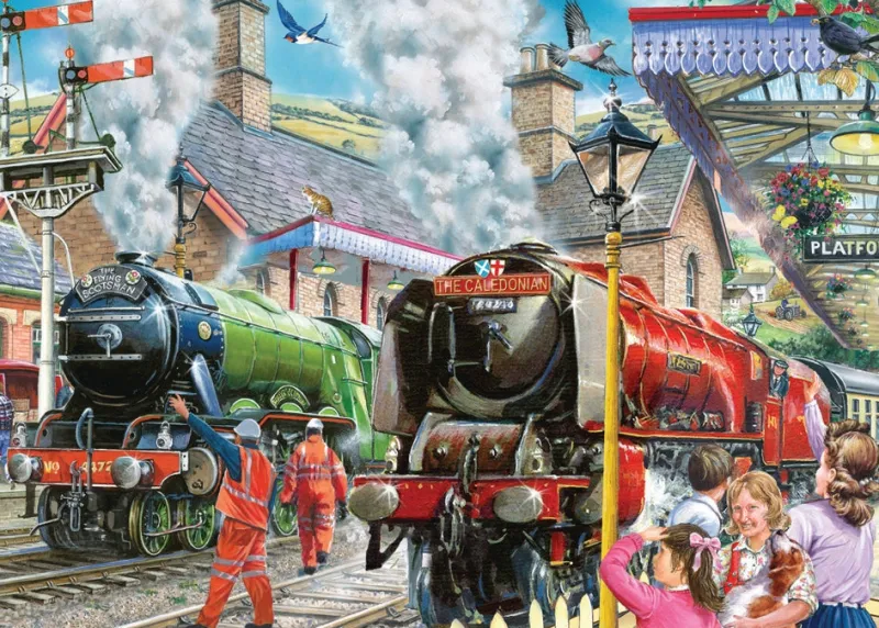 House of Puzzles HOP - Checking the Line - 1000 Piece Outlet