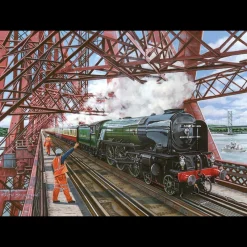 House of Puzzles HOP - Crossing The Forth - BIG 500 Piece Jigsaw Puzzle Online
