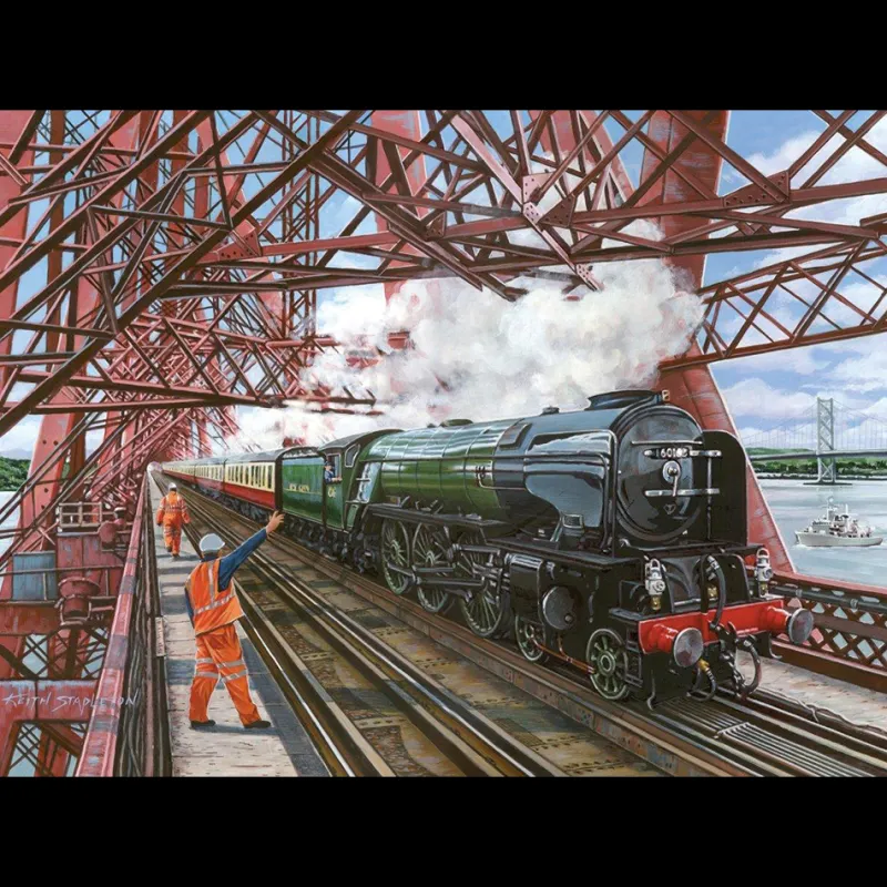 House of Puzzles HOP - Crossing The Forth - BIG 500 Piece Jigsaw Puzzle Online