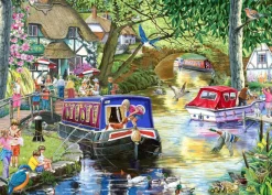 House of Puzzles HOP - Cruising The Canals - 4 x 500 Piece New