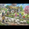 House of Puzzles HOP - Daffodil Cottage - 1000 Piece Jigsaw Puzzle Clearance