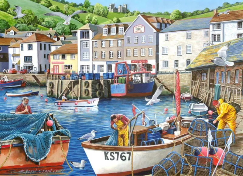 House of Puzzles HOP - Days At The Dock - 4 x 500 Piece Online