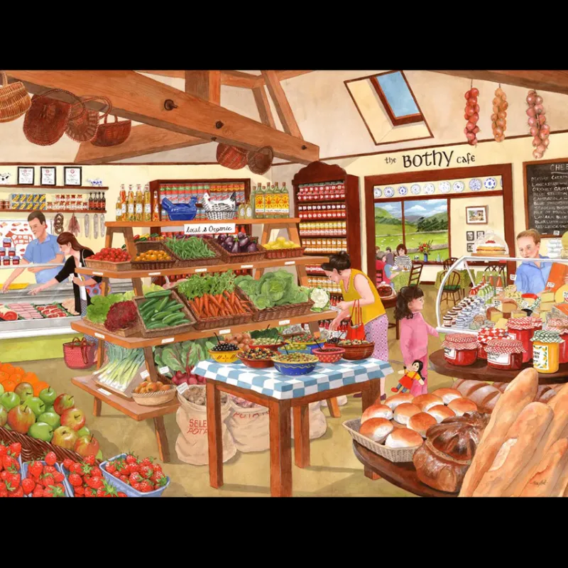 House of Puzzles HOP - Deli Delicious - BIG 500 Piece Jigsaw Puzzle Hot