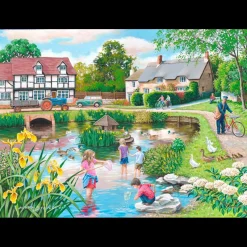 House of Puzzles HOP - Duck Pond - BIG 250 Piece Jigsaw Puzzle Best