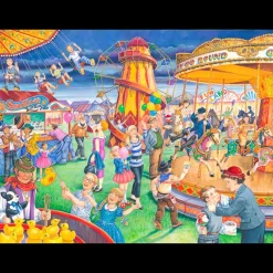 House of Puzzles HOP - Fairground Rides - BIG 250 Piece Jigsaw Puzzle Sale