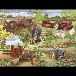 House of Puzzles HOP - Farming Year - 1000 Piece Jigsaw Puzzle New