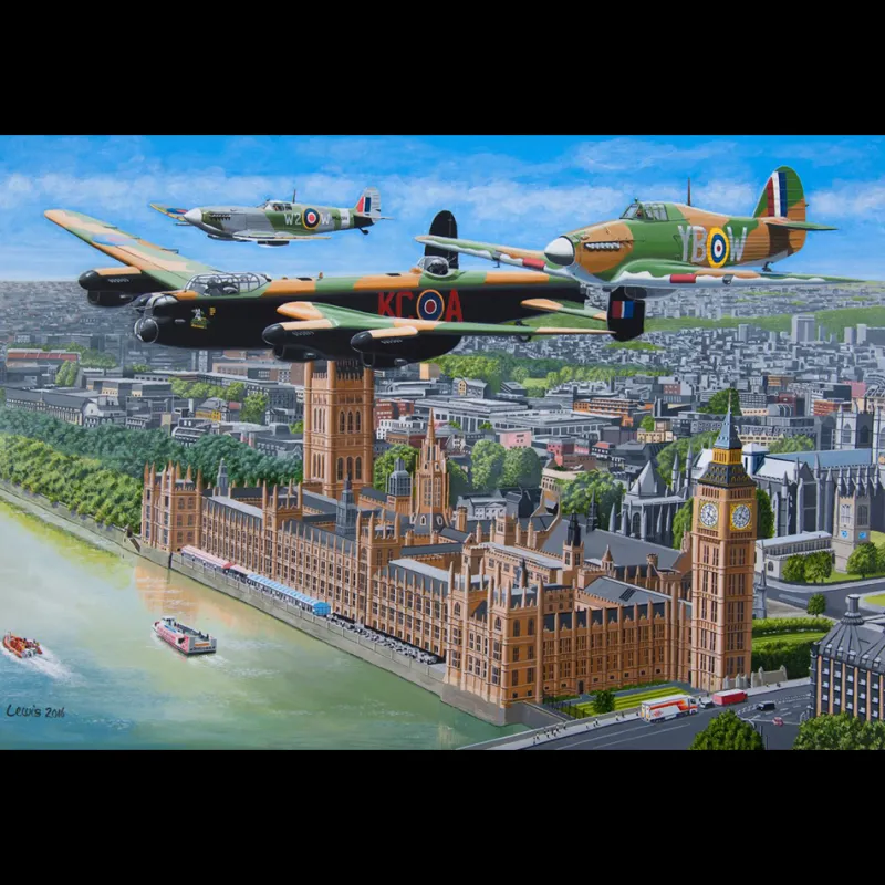 House of Puzzles HOP - Fly Past - 500 Piece Jigsaw Puzzle Fashion