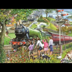 House of Puzzles HOP - Full Steam Ahead - 1000 Piece Jigsaw Puzzle Hot