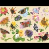 House of Puzzles HOP - Garden Butterflies - 1000 Piece Jigsaw Puzzle Best