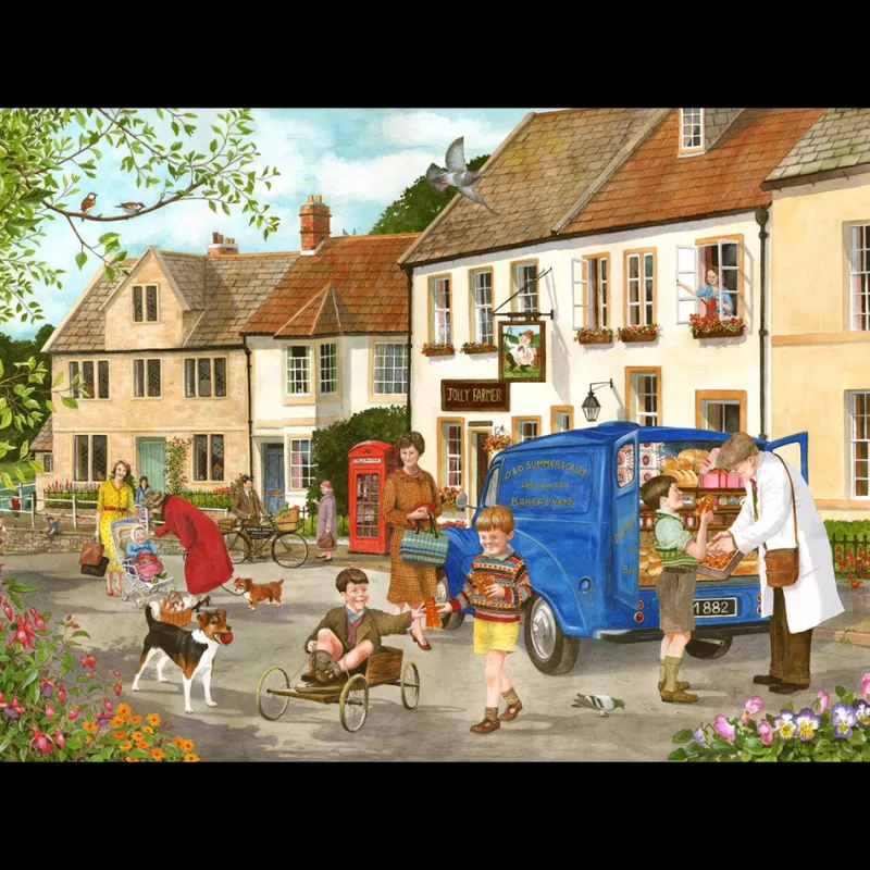 House of Puzzles HOP - Gingerbread Boys - BIG 500 Piece Jigsaw Puzzle Discount