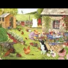 House of Puzzles HOP - Grandma's Garden - BIG 500 Piece Jigsaw Puzzle Online