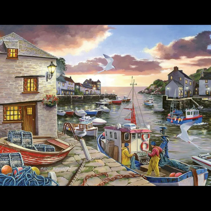 House of Puzzles HOP - Harbour Lights - BIG 250 Piece Jigsaw Puzzle Fashion