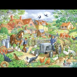 House of Puzzles HOP - Keeping Busy - BIG 250 Piece Jigsaw Puzzle New