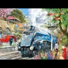 House of Puzzles HOP - Knight Train - BIG 500 Piece Jigsaw Puzzle Hot