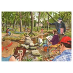 House of Puzzles HOP - Learn To Paint - BIG 500 Piece Jigsaw Puzzle Best