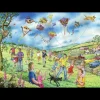 House of Puzzles HOP - Let's Go Fly A Kite - BIG 250 Piece Jigsaw Puzzle Best