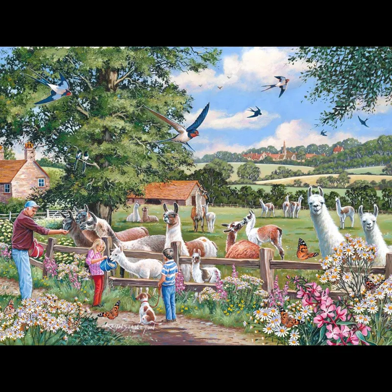 House of Puzzles HOP - Llama Mamas - 1000 Piece Jigsaw Puzzle New