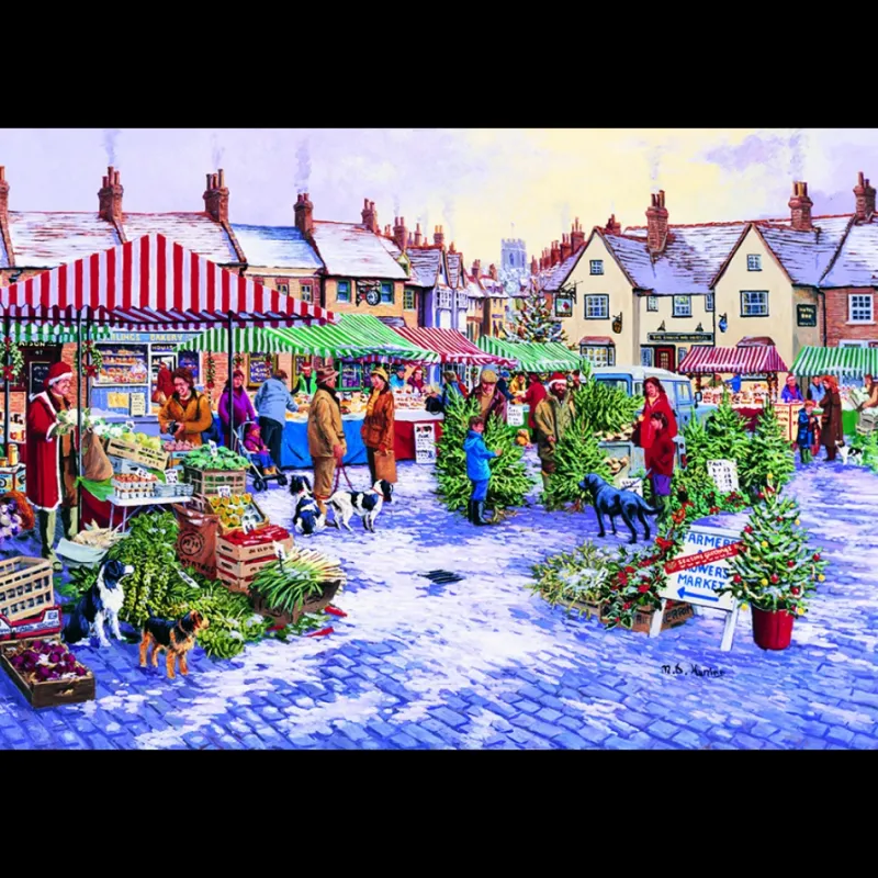 House of Puzzles HOP - Market Square - 1000 Piece Jigsaw Puzzle Online