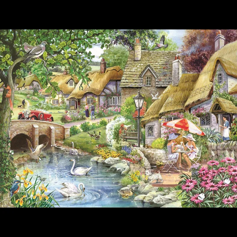 House of Puzzles HOP - Morning Coffee - 1000 Piece Jigsaw Puzzle Outlet