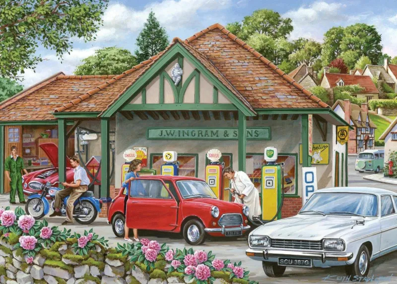 House of Puzzles HOP - Nice Day For A Drive - 4 x 500 Piece Fashion