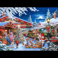 House of Puzzles HOP - No.18 - Santa's Express - 1000 Piece Jigsaw Puzzle Clearance