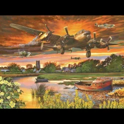 House of Puzzles HOP - On A Wing & A Prayer - 1000 Piece Jigsaw Puzzle Clearance