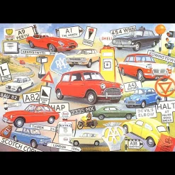 House of Puzzles HOP - On The Road Again - 1000 Piece Jigsaw Puzzle Fashion