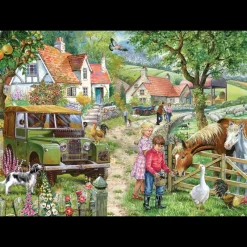 House of Puzzles HOP - Orchard Farm - 1000 Piece Jigsaw Puzzle Outlet