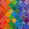 House of Puzzles HOP - Patchwork Rainbow - 1000 Piece Fashion