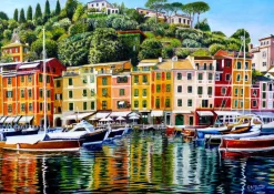 House of Puzzles HOP - Portofino on Reflection - 1000 Piece Best
