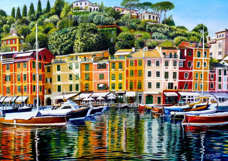 House of Puzzles HOP - Portofino on Reflection - 1000 Piece Best