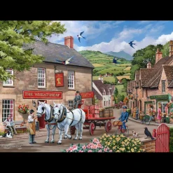 House of Puzzles HOP - Pulling Their Weight - BIG 500 Piece Jigsaw Puzzle Discount