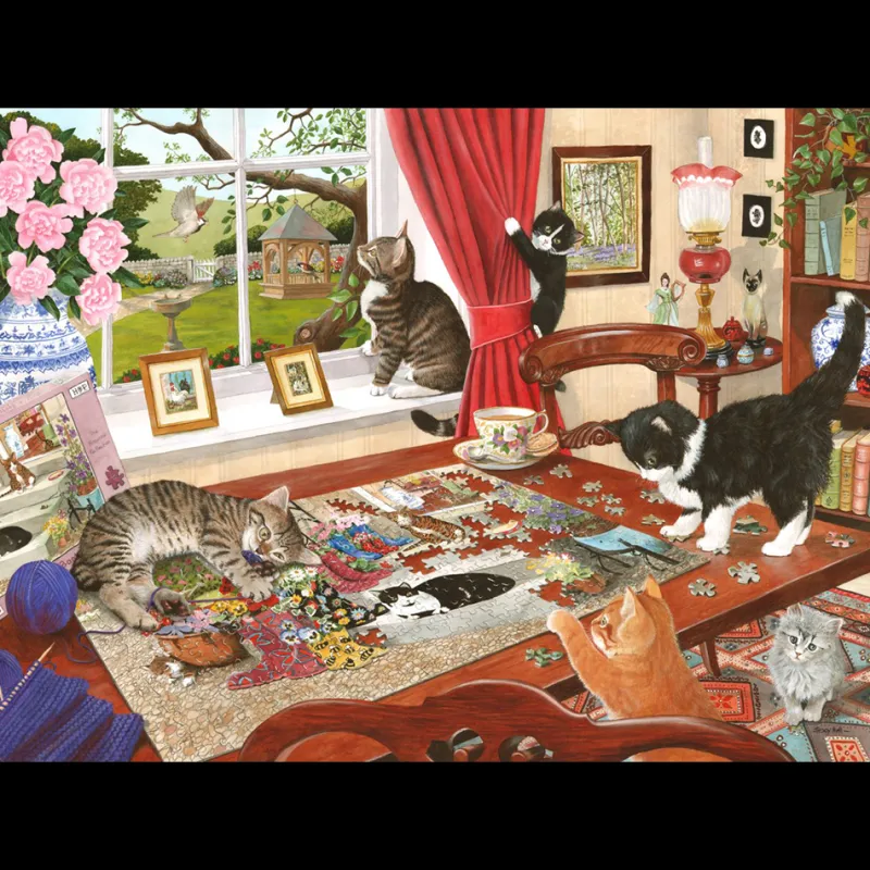 House of Puzzles HOP - Puzzling Paws - 1000 Piece Jigsaw Puzzle New